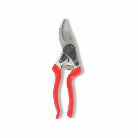 Red Line Ergonomic Bypass Pruner from Bootstrap Farmer, a garden tool with a comfortable grip for pruning plants.