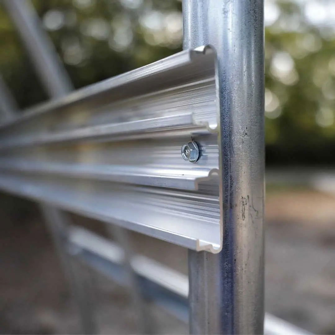Double Greenhouse Lock Channel from Bootstrap Farmer, a durable greenhouse part used for secure framing and assembly.
