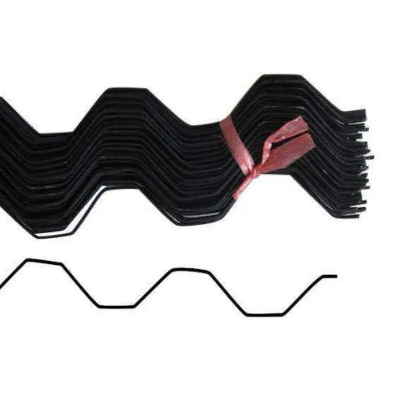 Pack of 10 Bootstrap Farmer greenhouse PVC-coated spring wire locks for securing greenhouse parts and structures.
