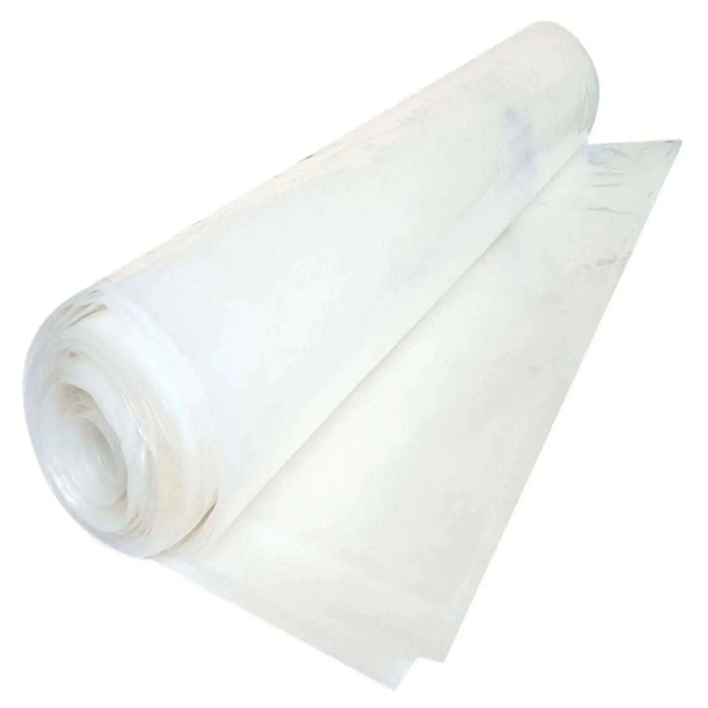 Clear 6 mil greenhouse plastic by Bootstrap Farmer, durable and transparent, ideal for protecting plants in greenhouse environments.