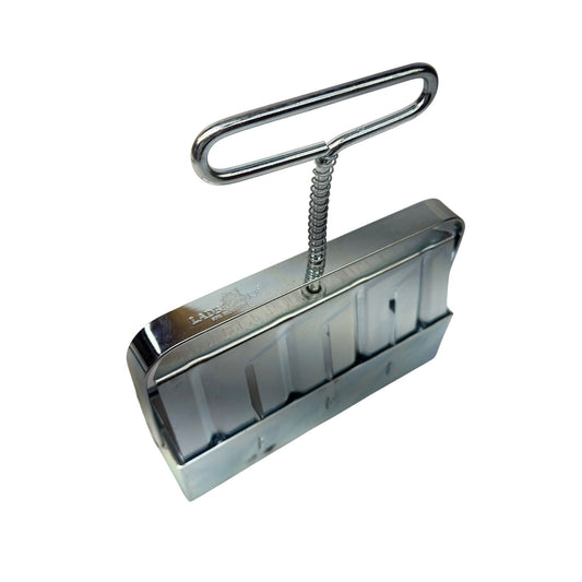 Bootstrap Farmer Ladbrooke Soil Blockers, 2-inch size, set of 4, used for growing media and seed starting.