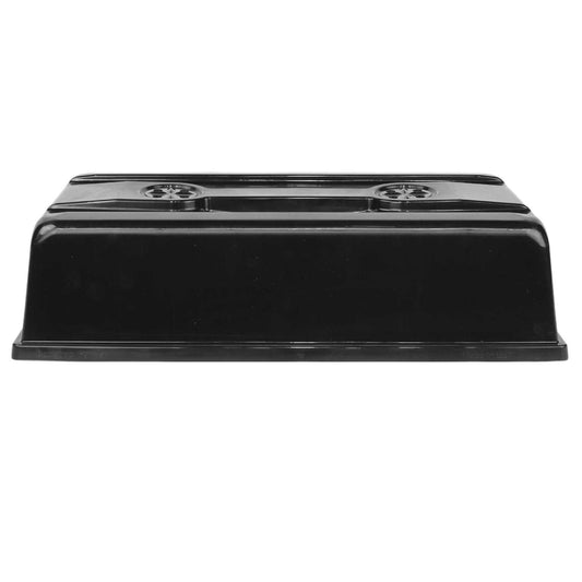 Black Bootstrap Farmer 1020 Blackout Humidity Dome for seedling propagation, made of durable black plastic with ventilation.