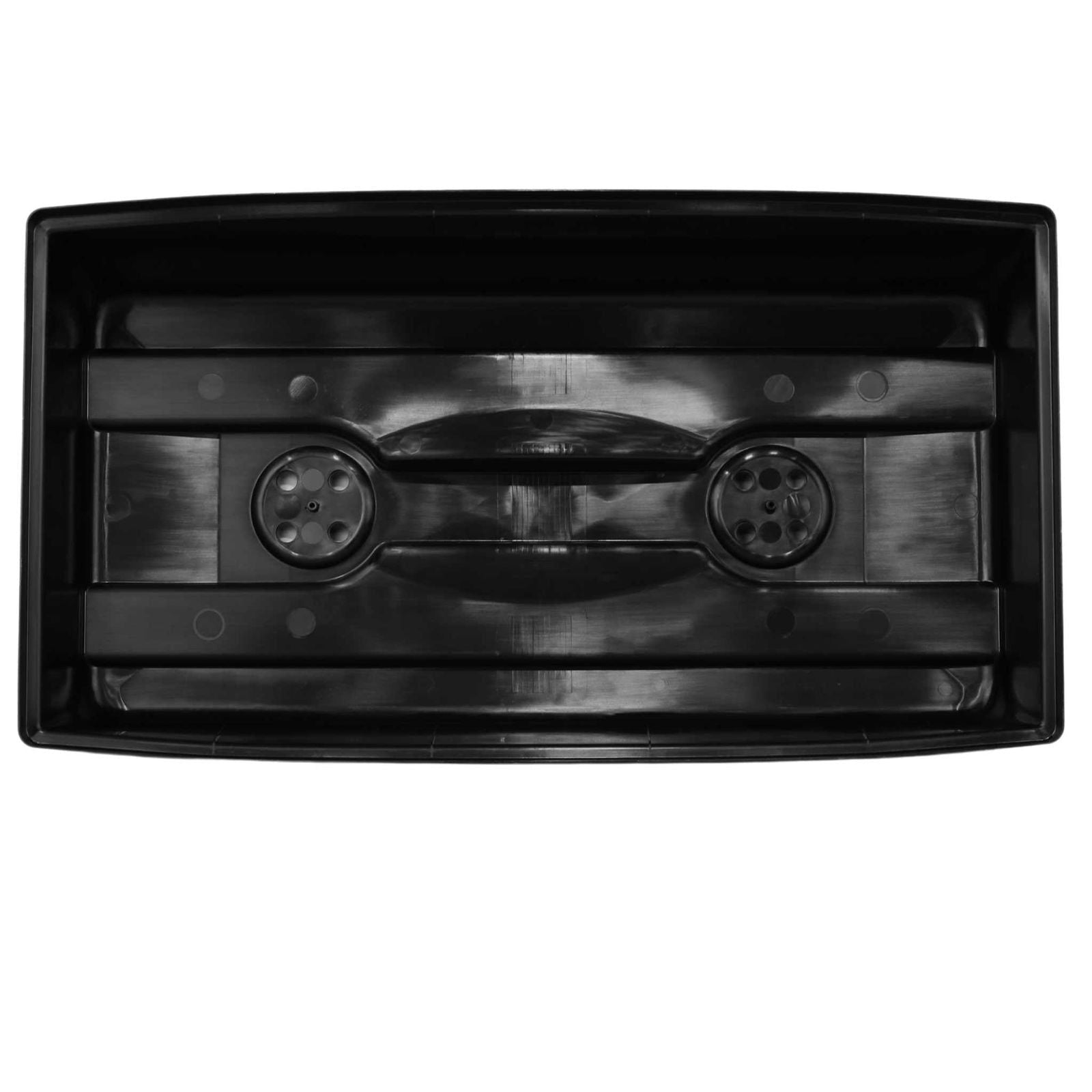Black 1020 Bootstrap Farmer Blackout Humidity Dome, clear plastic cover for seedling humidity control and plant protection.