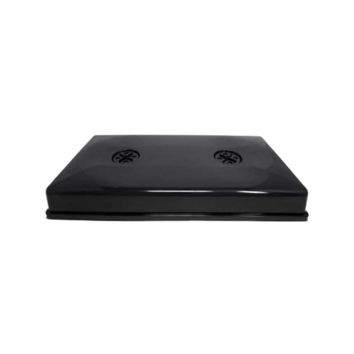 Bootstrap Farmer 1020 Blackout Humidity Dome for seedling propagation, featuring a black, transparent plastic cover.