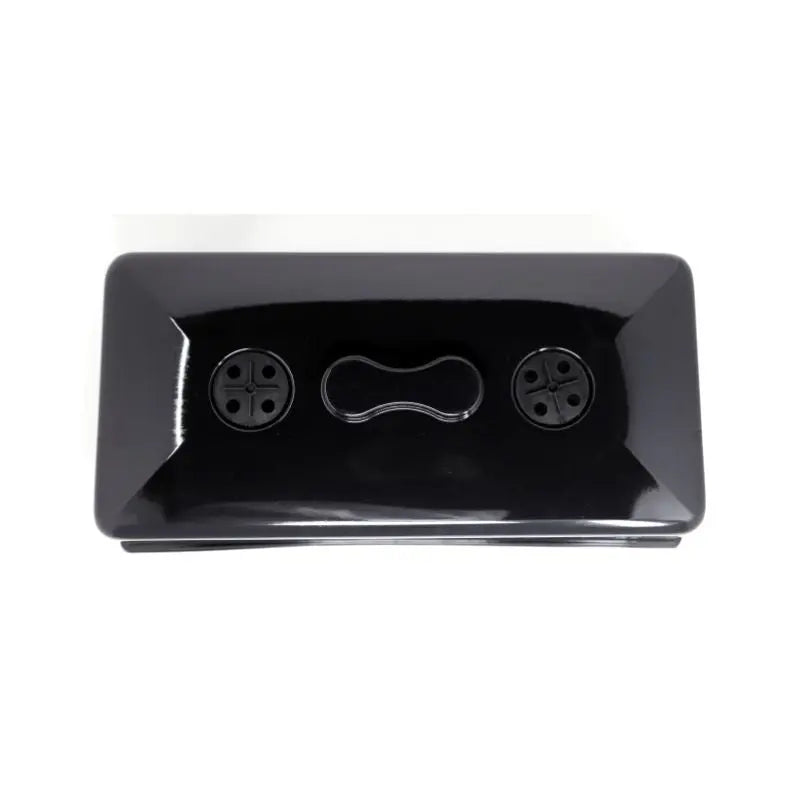Black Bootstrap Farmer 1020 Blackout Humidity Dome for seedling propagation, made of durable black plastic with ventilation.