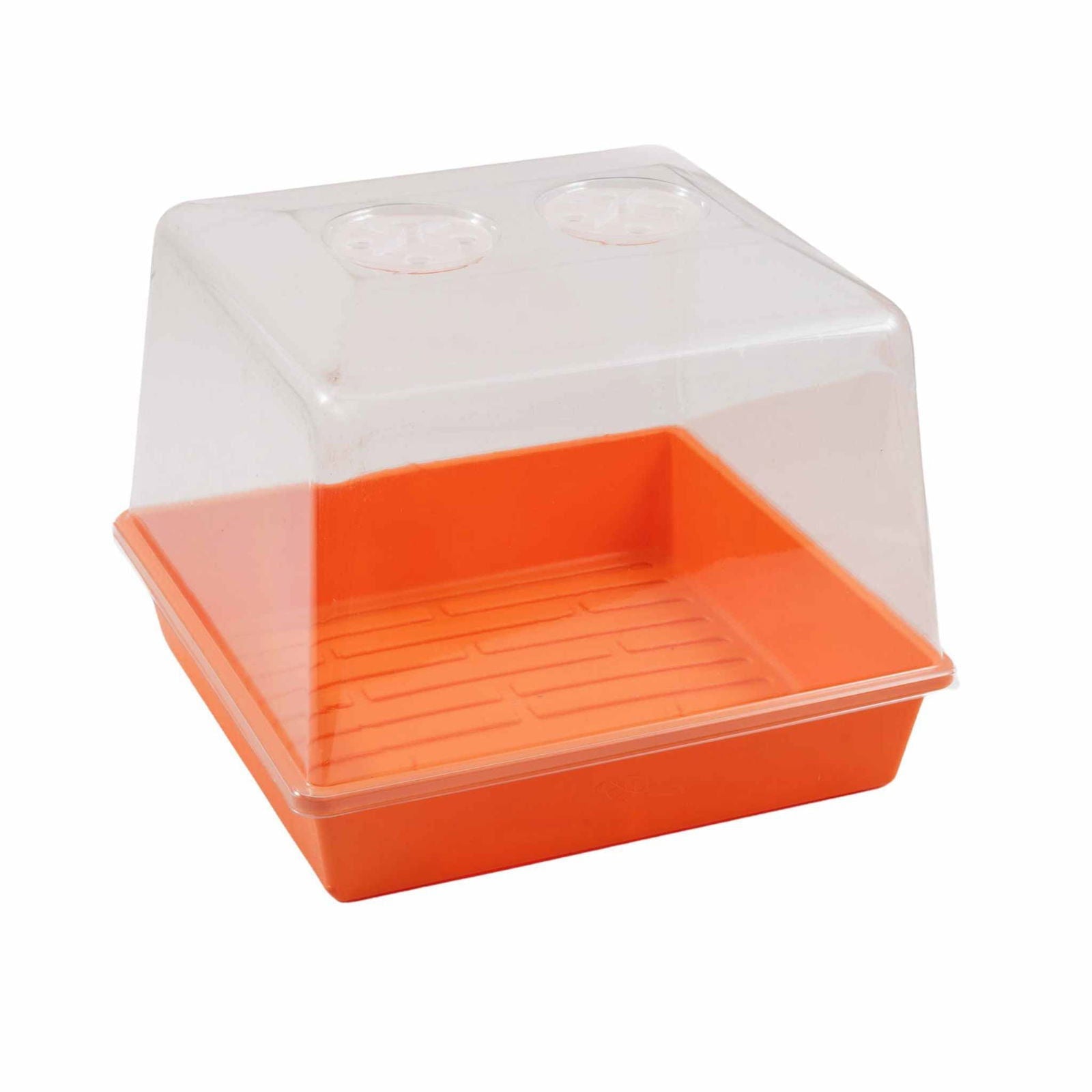 Clear Bootstrap Farmer 1010 humidity dome tray lids designed for plant propagation and humidity control.