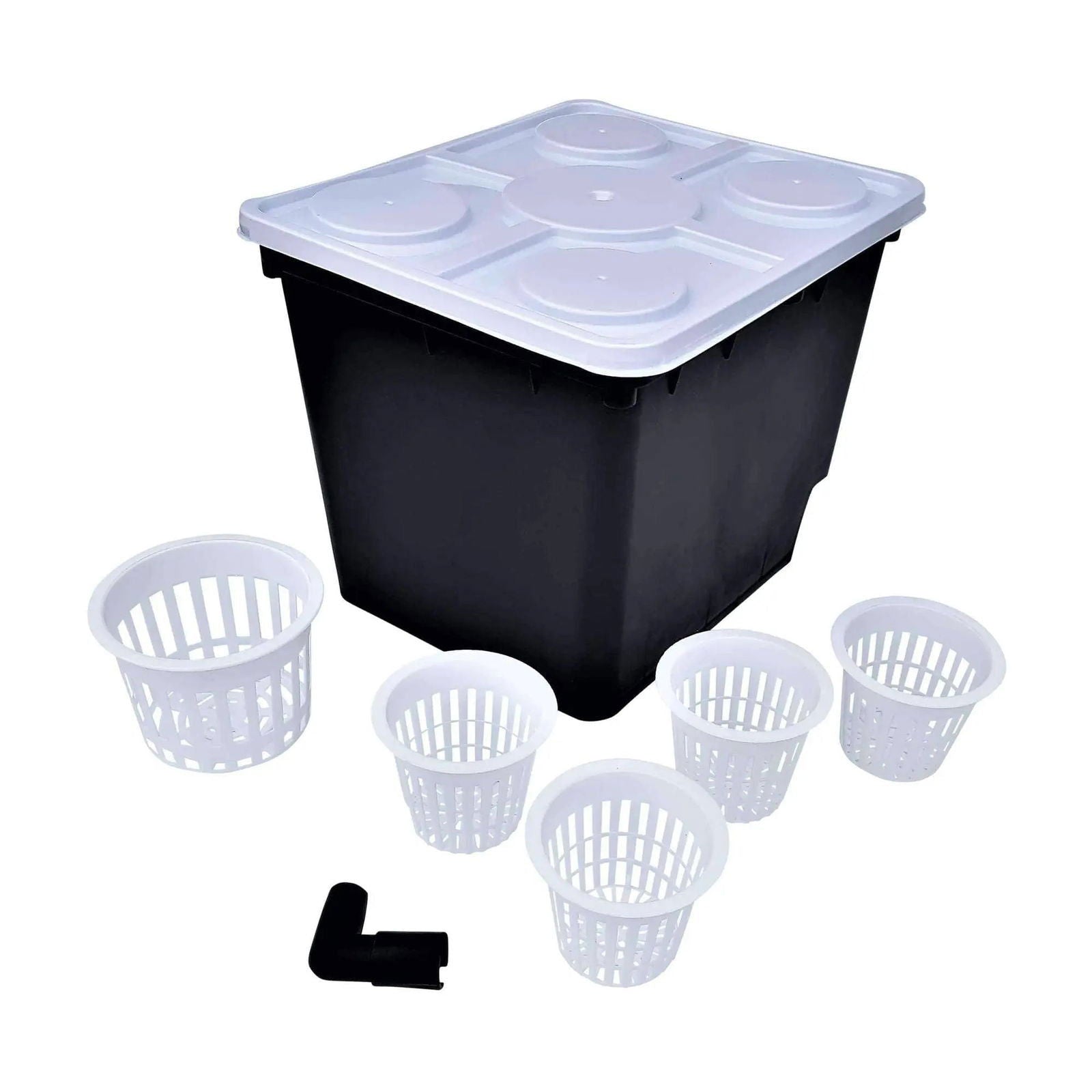 Set of ten Bootstrap Farmer Dutch Bucket Hydroponic Equipment DWH for efficient hydroponic gardening.