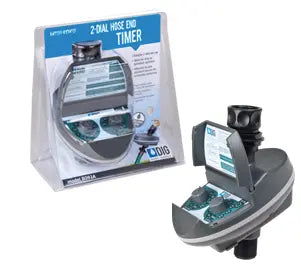Bootstrap Farmer watering timer with two-dial hose end irrigation control for efficient garden watering.