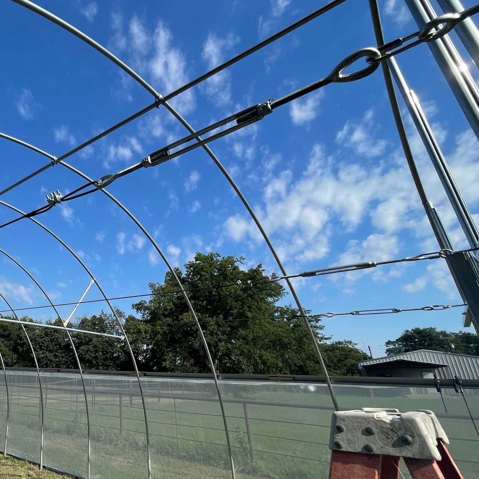 Bootstrap Farmer complete trellising system for plant supports, featuring sturdy stakes and ties for garden support and training.
