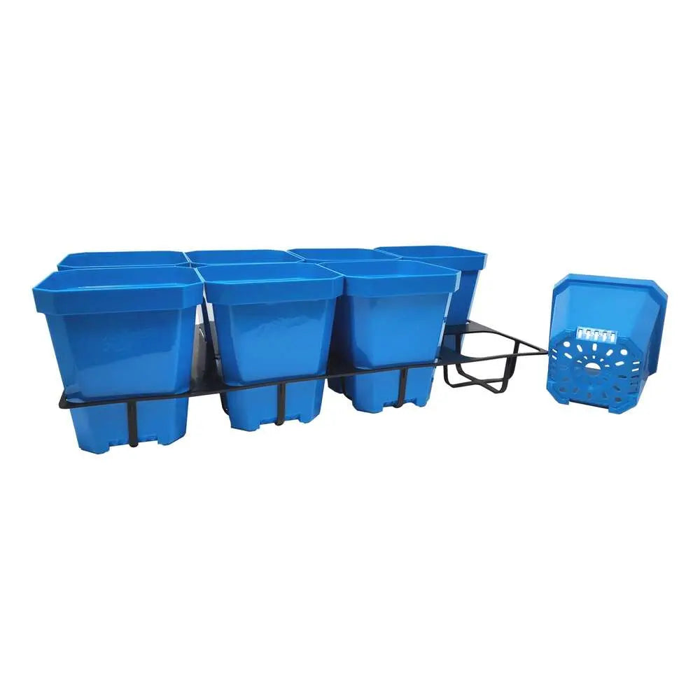 Set of 40 multicolor 5-inch reusable seed starting pots with inserts from Bootstrap Farmer, ideal for seed propagation.