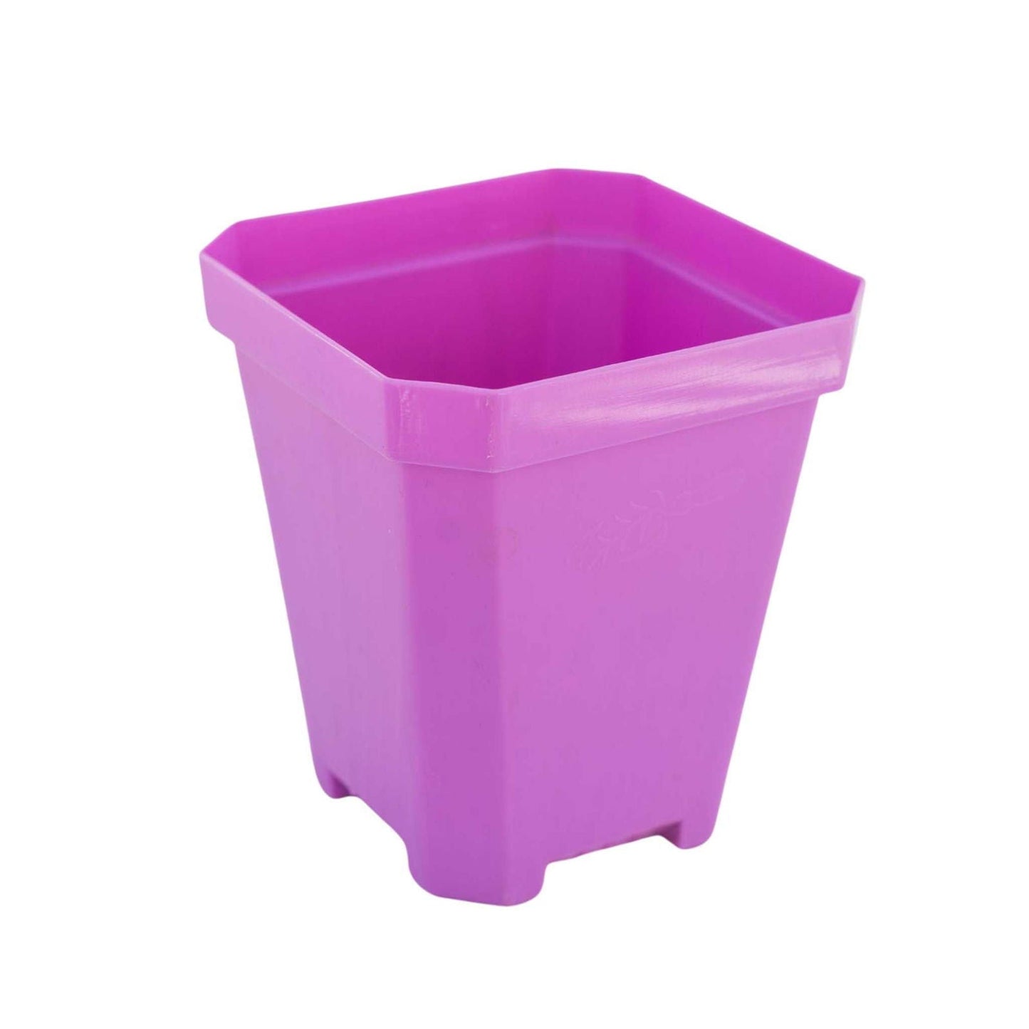 Set of eight multicolor 5-inch heavy-duty seed starting pots by Bootstrap Farmer, durable plastic containers for seedlings.