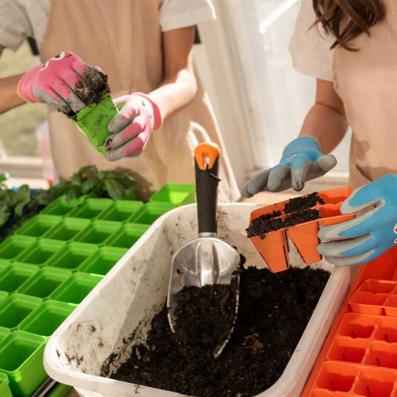 Bootstrap Farmer Classroom Seed Starting Bundle with seeding tools for planting and growing vegetables and flowers.