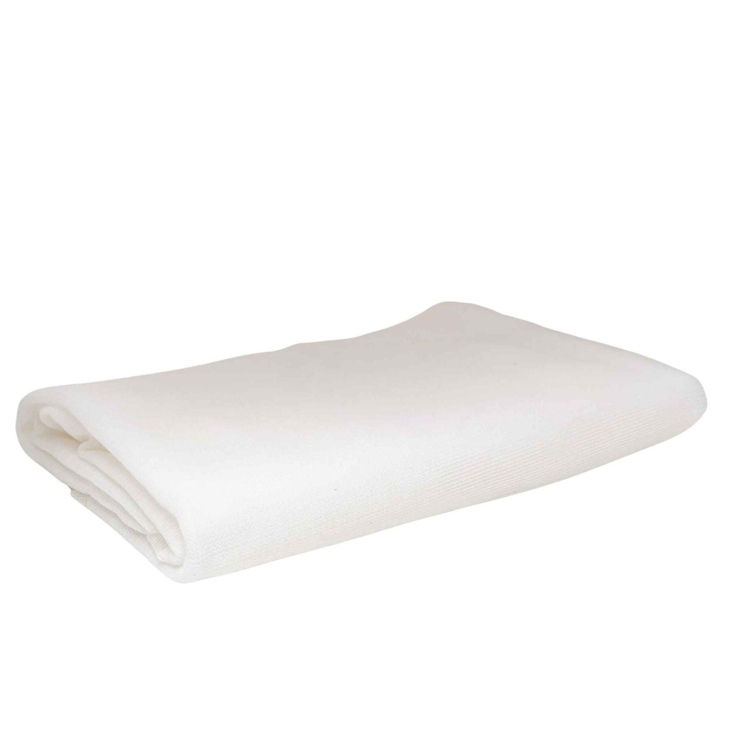 White Bootstrap Farmer Shade Cloth 50% with extra strength mono filament, providing durable sun protection for gardens and outdoor spaces.