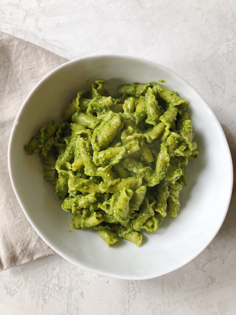 Fermentelli Pasta sourdough pasta combo pack with camp pesto, featuring fresh, handmade pasta and vibrant pesto sauce in a natural setting.