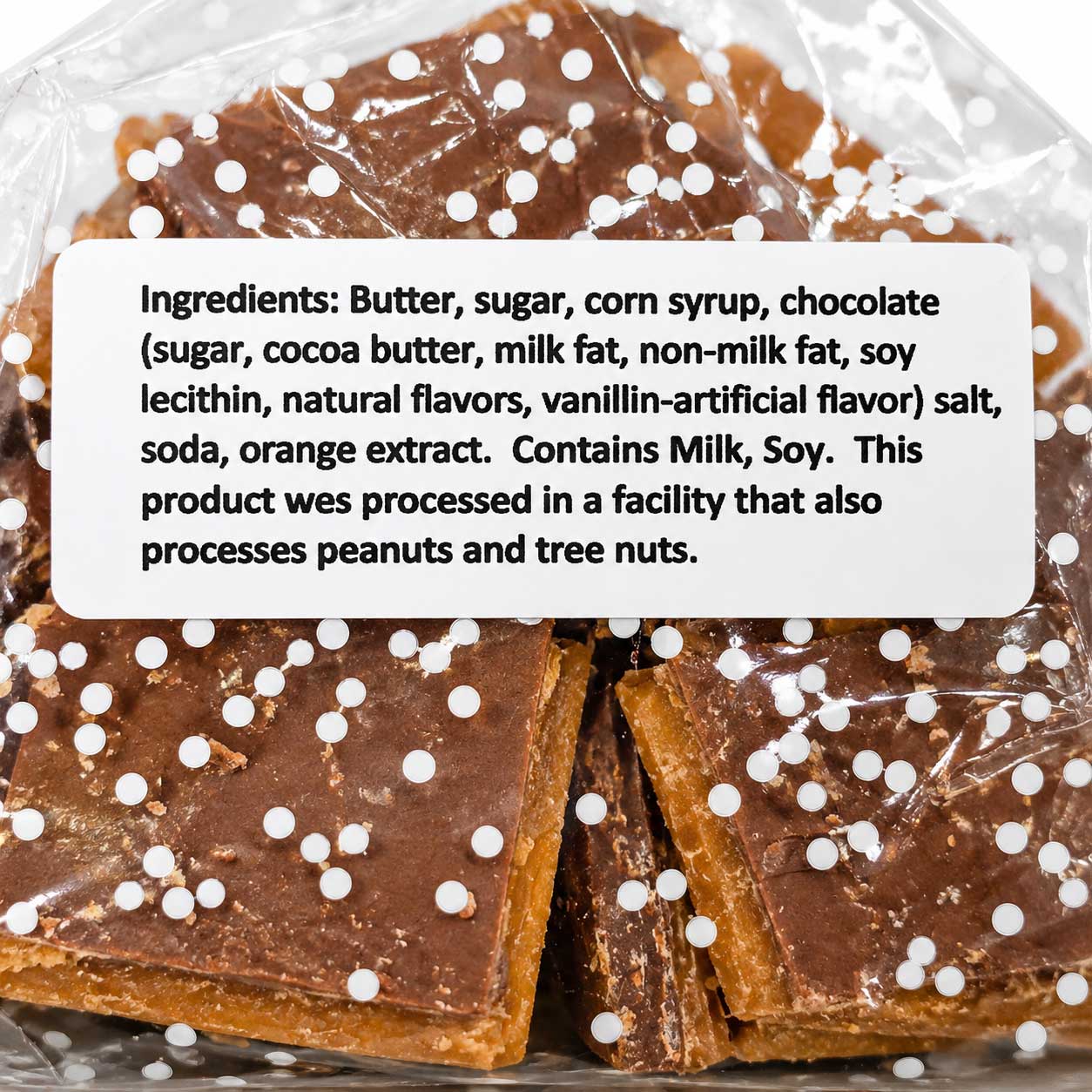 Homemade Milk Chocolate Toffee | 8 oz | Multiple Nut Options | Barb's Buttery Toffee