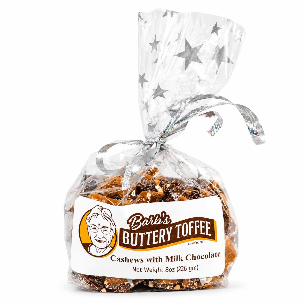 Homemade Milk Chocolate Toffee | 8 oz | Multiple Nut Options | Barb's Buttery Toffee