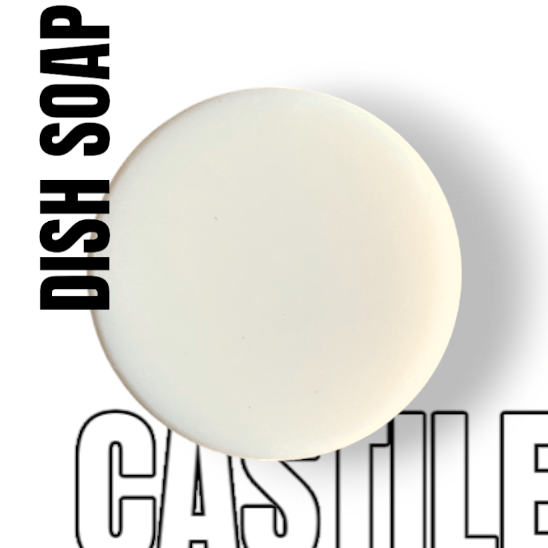 Refillism Castile Solid dish soap bowl refill, natural cleaning product in a reusable container for eco-friendly home use.