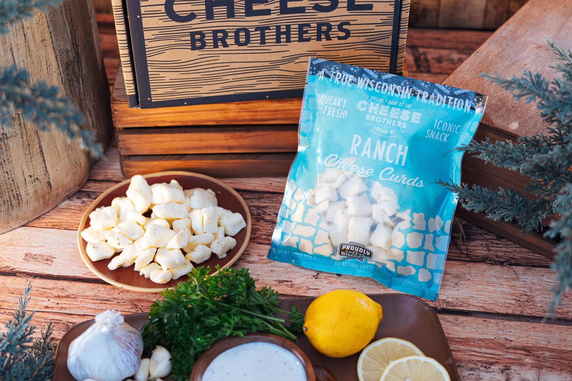 Deluxe Char-Curd-Erie Box gift bundle by Cheese Brothers, Inc. featuring assorted cheeses and curated cheese selections.