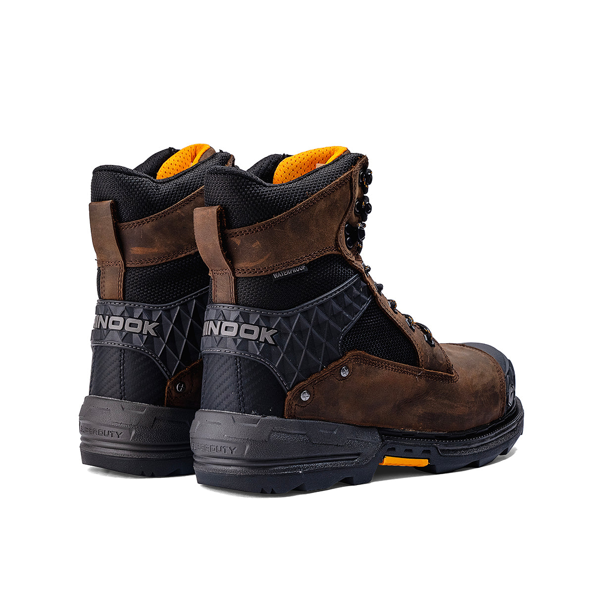 Chinook® Work Boot in brown with 8-inch pallet jack insulation, waterproof composite toe for durable safety footwear.