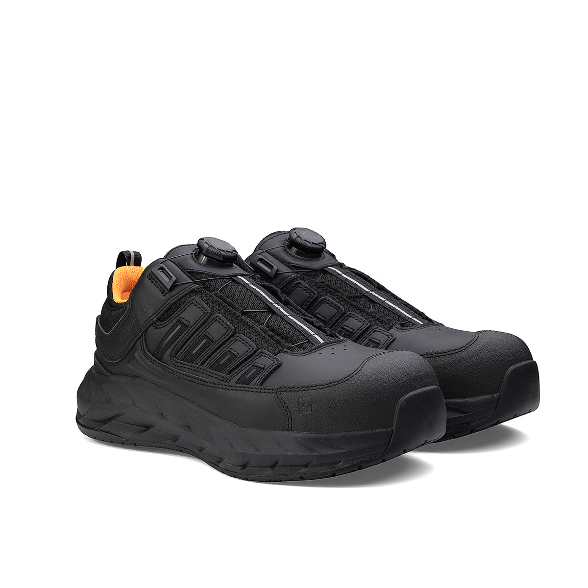 Chinook® Safety Low Composite Toe Shoe in black, work and casual footwear with protective toe cap, stylish and comfortable design