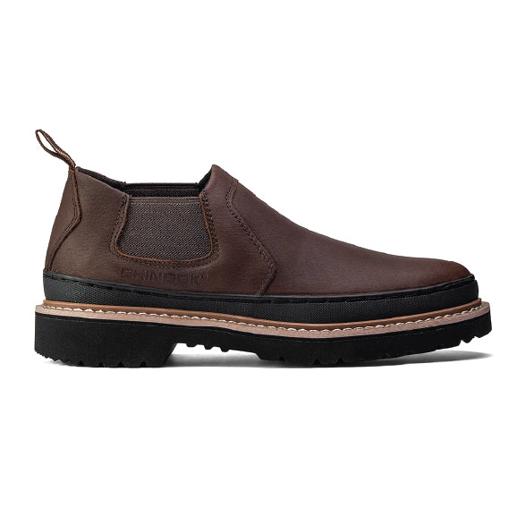 Brown Chinook Romeo men's light-duty work and casual boot with durable leather construction and sturdy sole.