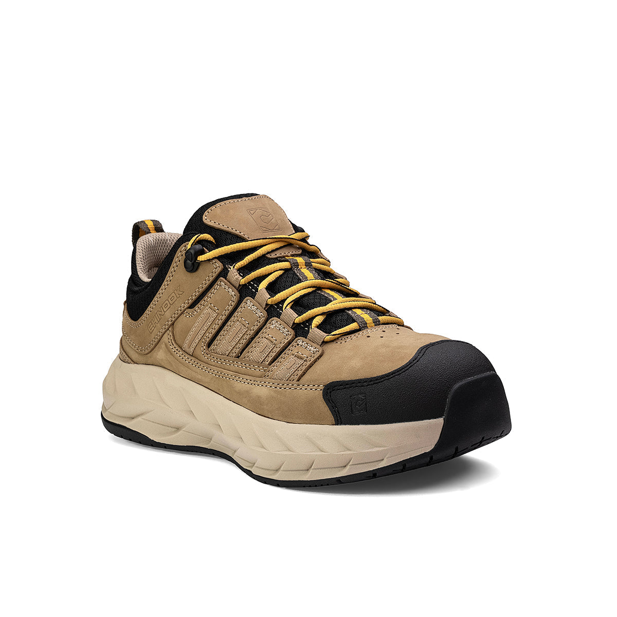 Tan Chinook® Waterproof Lace-Up Low Men’s Shoe, work and casual footwear with sturdy design and comfortable fit.