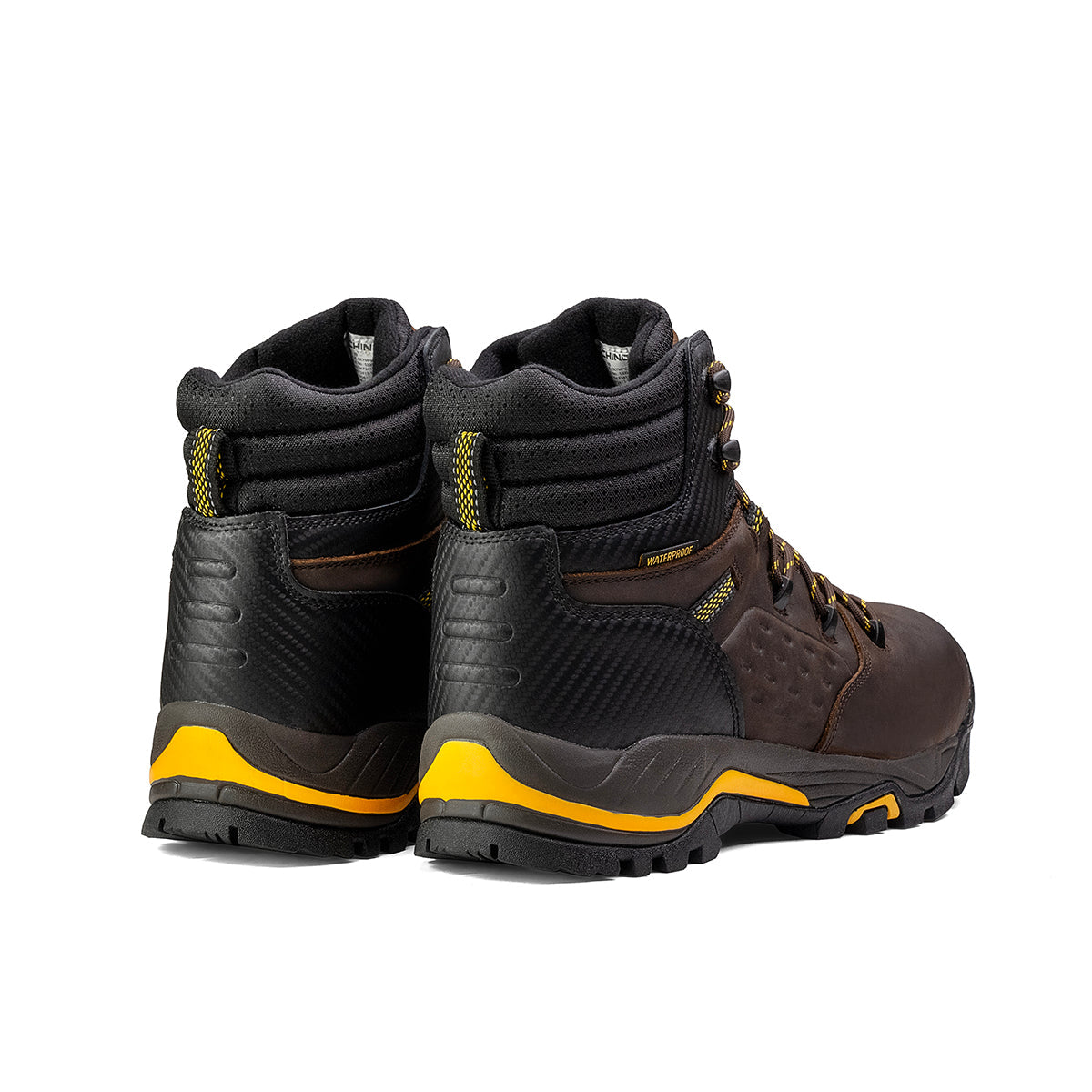 Chinook® Olympic 6-inch brown waterproof work hiker boot with composite toe and rugged design for safety and durability.