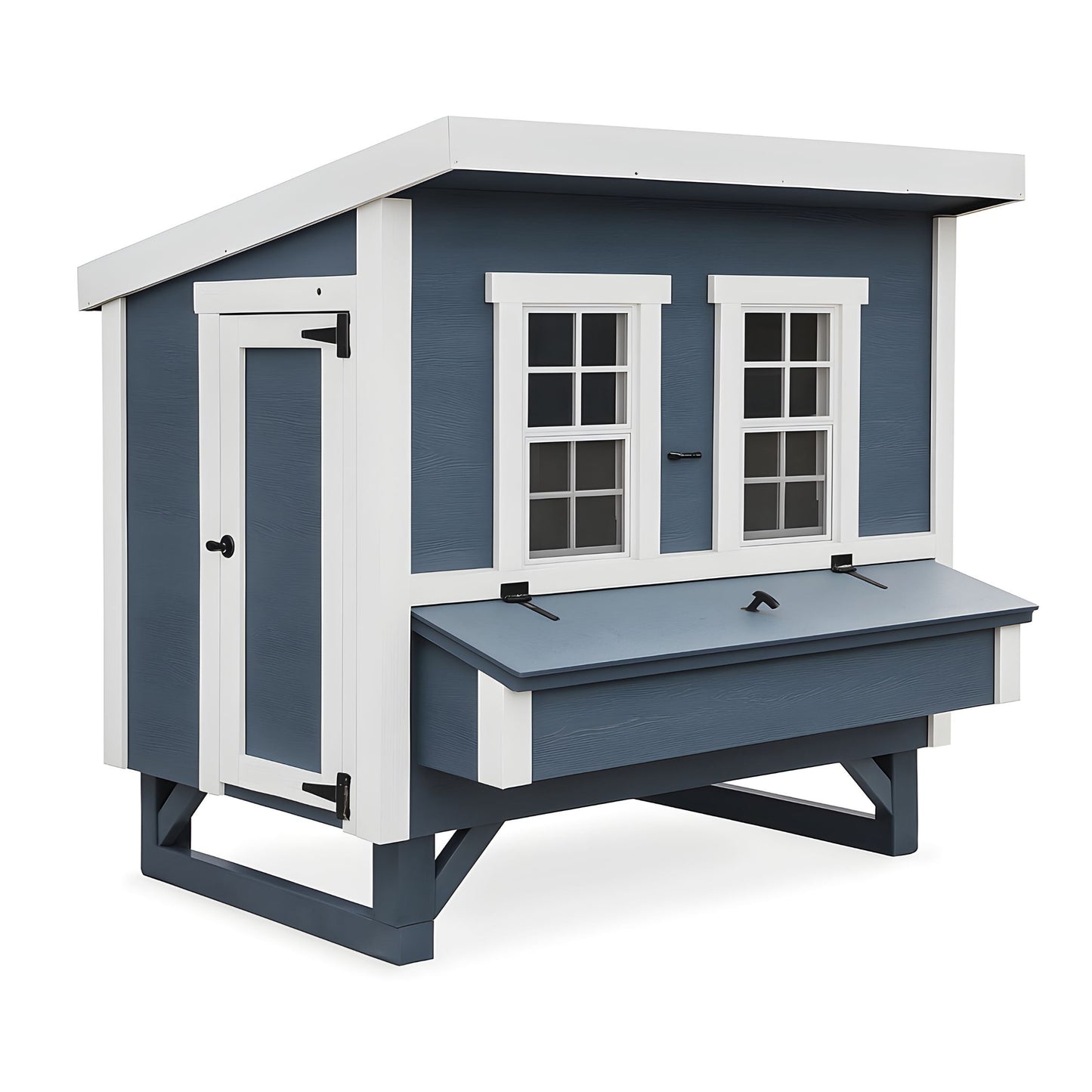 Large OverEZ Chicken Coop suitable for up to 15 chickens, featuring a spacious design and sturdy construction for backyard poultry.