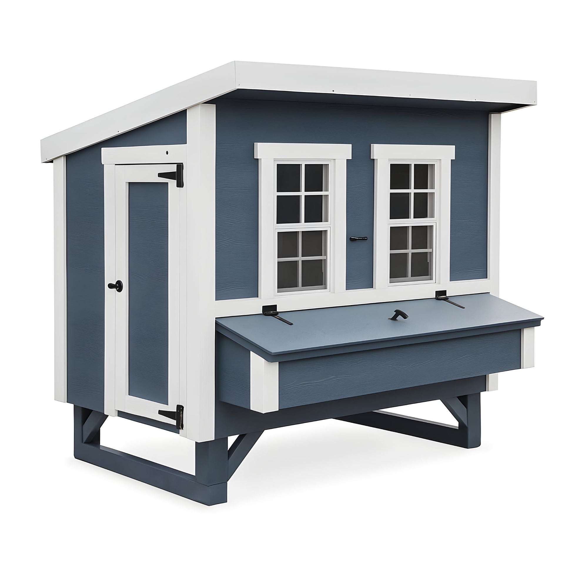 Large OverEZ Chicken Coop suitable for up to 15 chickens, featuring a spacious design and sturdy construction for backyard poultry.