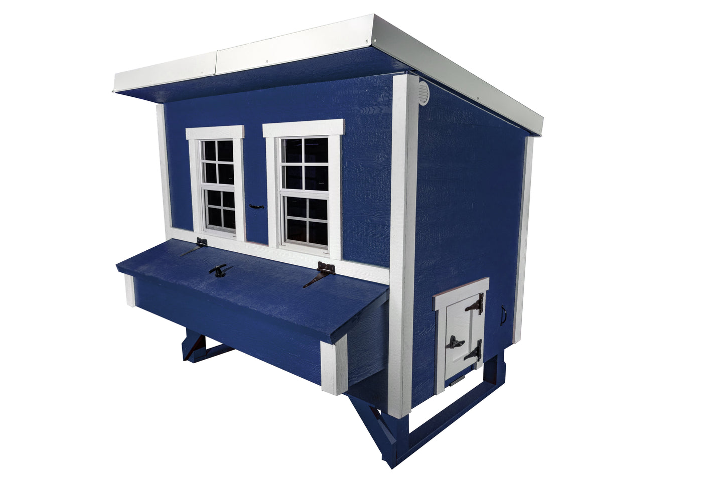 Large OverEZ Chicken Coop suitable for up to 15 chickens, featuring spacious design and sturdy construction for backyard poultry.