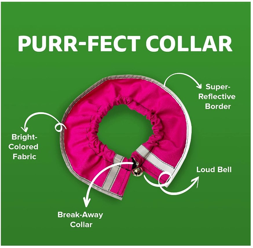 Red bandana Prey Saver breakaway cat collar by Crazy K Farm Pet and Poultry, featuring a secure safety breakaway design.