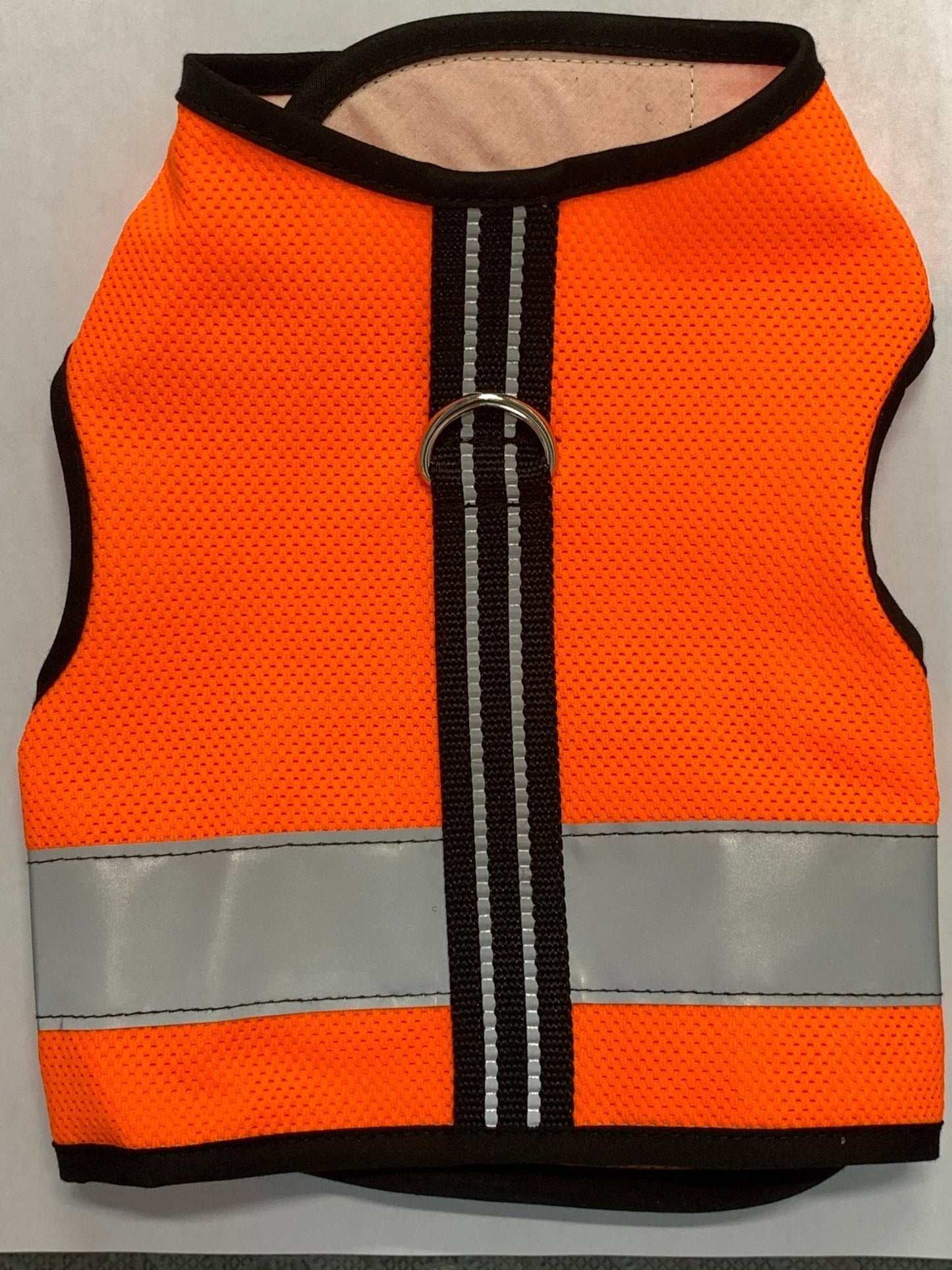 Sunshine yellow Kitty Holster cat harness by Crazy K Farm Pet and Poultry, made in the USA, with reflective safety features.