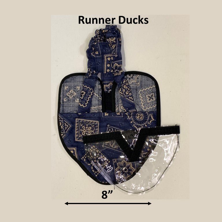Crazy K Farm duck and goose diaper with removable liners, featuring a fixed chest tab on a hen holster style.