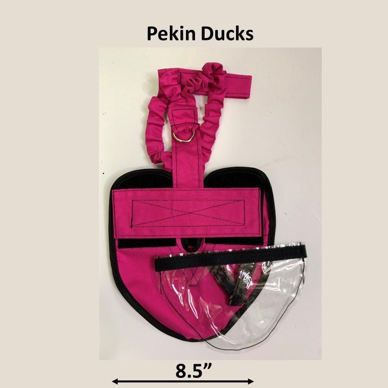 Crazy K Farm duck and goose diaper with removable liners, adjustable chest tab, designed for hens, ducks, and geese.