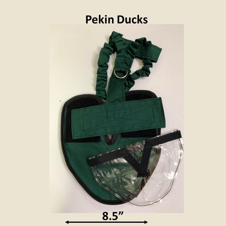 Crazy K Farm duck and goose diaper with removable liners, adjustable chest strap, designed for hens and waterfowl.
