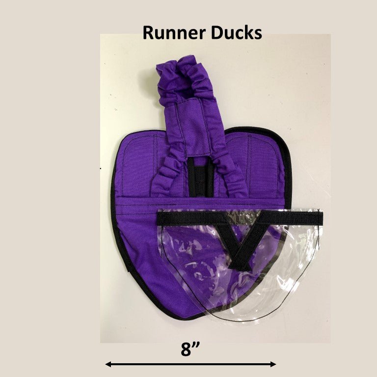 Crazy K Farm duck and goose diaper with removable liners, featuring a fixed chest tab on a hen holster duck.
