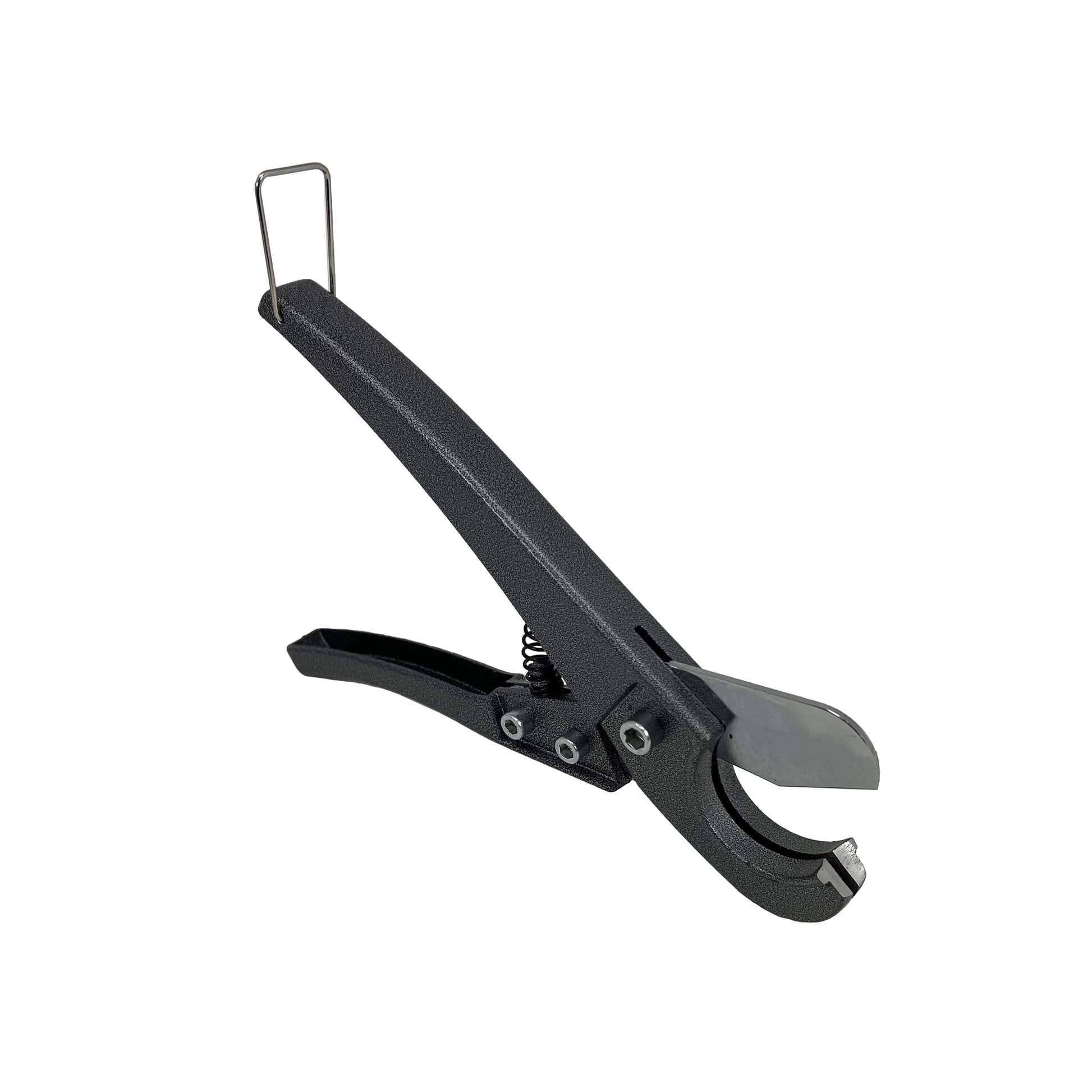 CrownBees Reed Splitter tool for splitting reeds, shown in a close-up image with wooden handle and metal splitting blade.