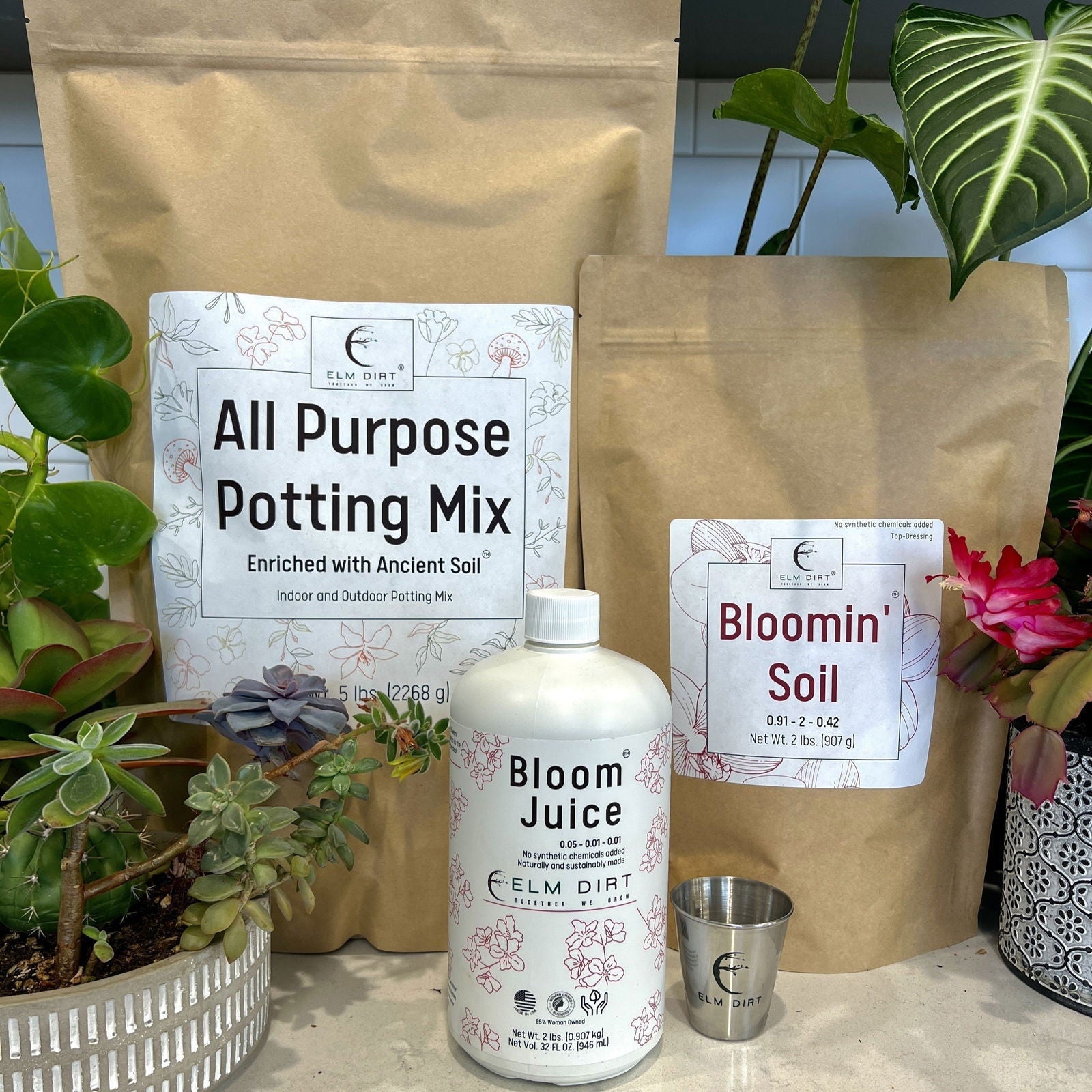 Gardeners Gift by Elm Dirt, a thoughtful gardening gift set with soil and plant accessories, perfect for garden enthusiasts.