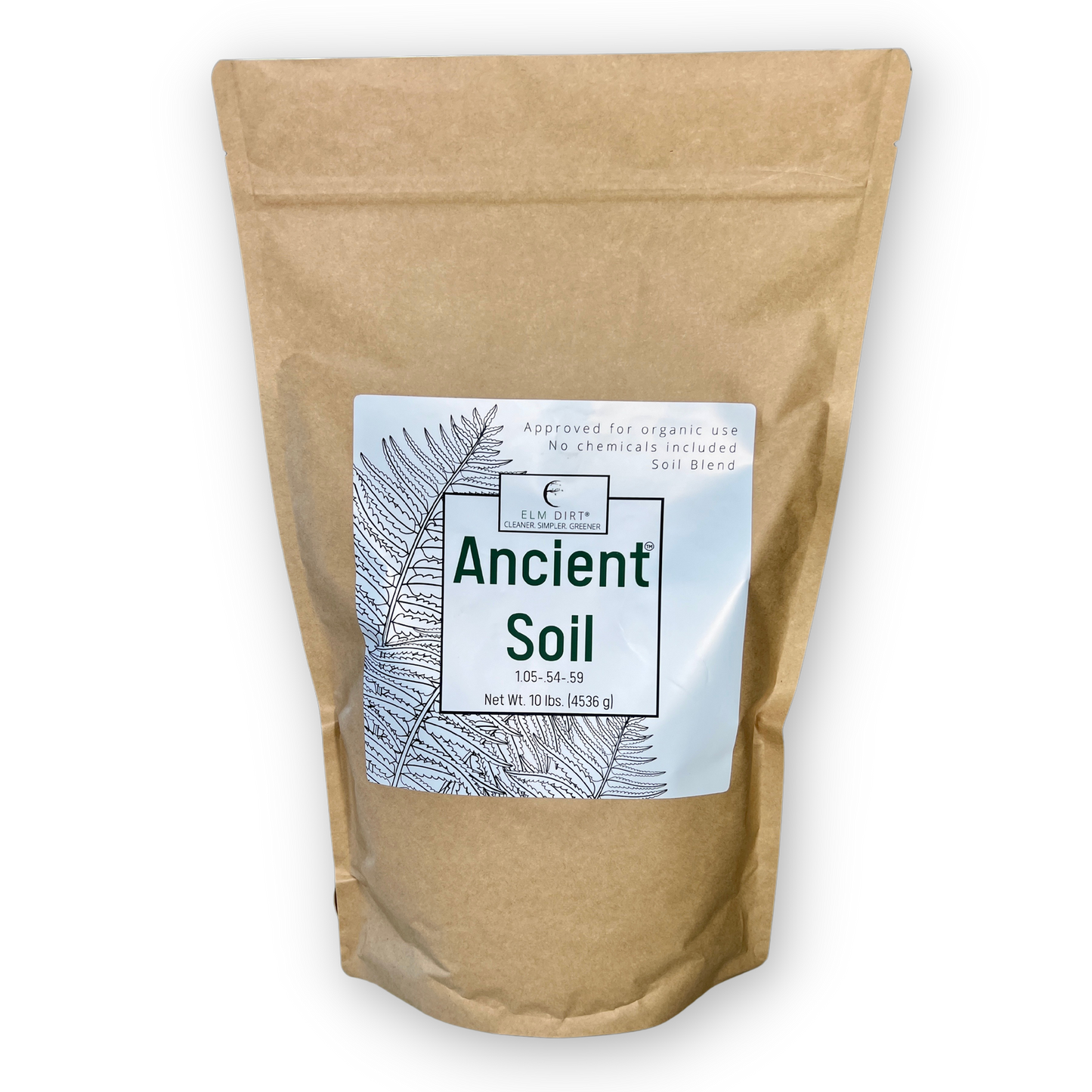 Two pounds of Ancient Soil vegetable seeds by Elm Dirt, showing colorful seed packets with detailed planting instructions.