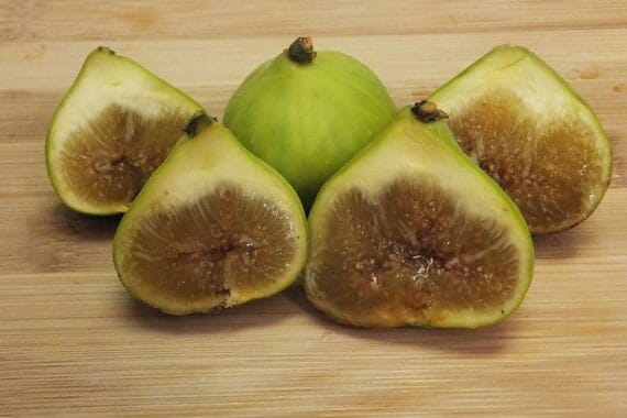 Everglades Farm LSU Gold Fig Tree with lush green leaves and golden ripe figs in a 1-gallon container for your garden.