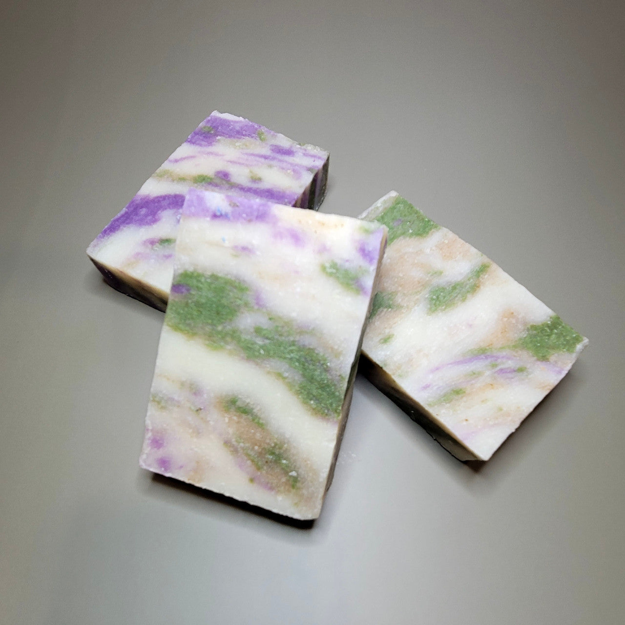 Evolve Botanica Blackberry Sage standard soap wrapped in unprinted glassine bag, showcasing a natural herbal scent and handmade design.