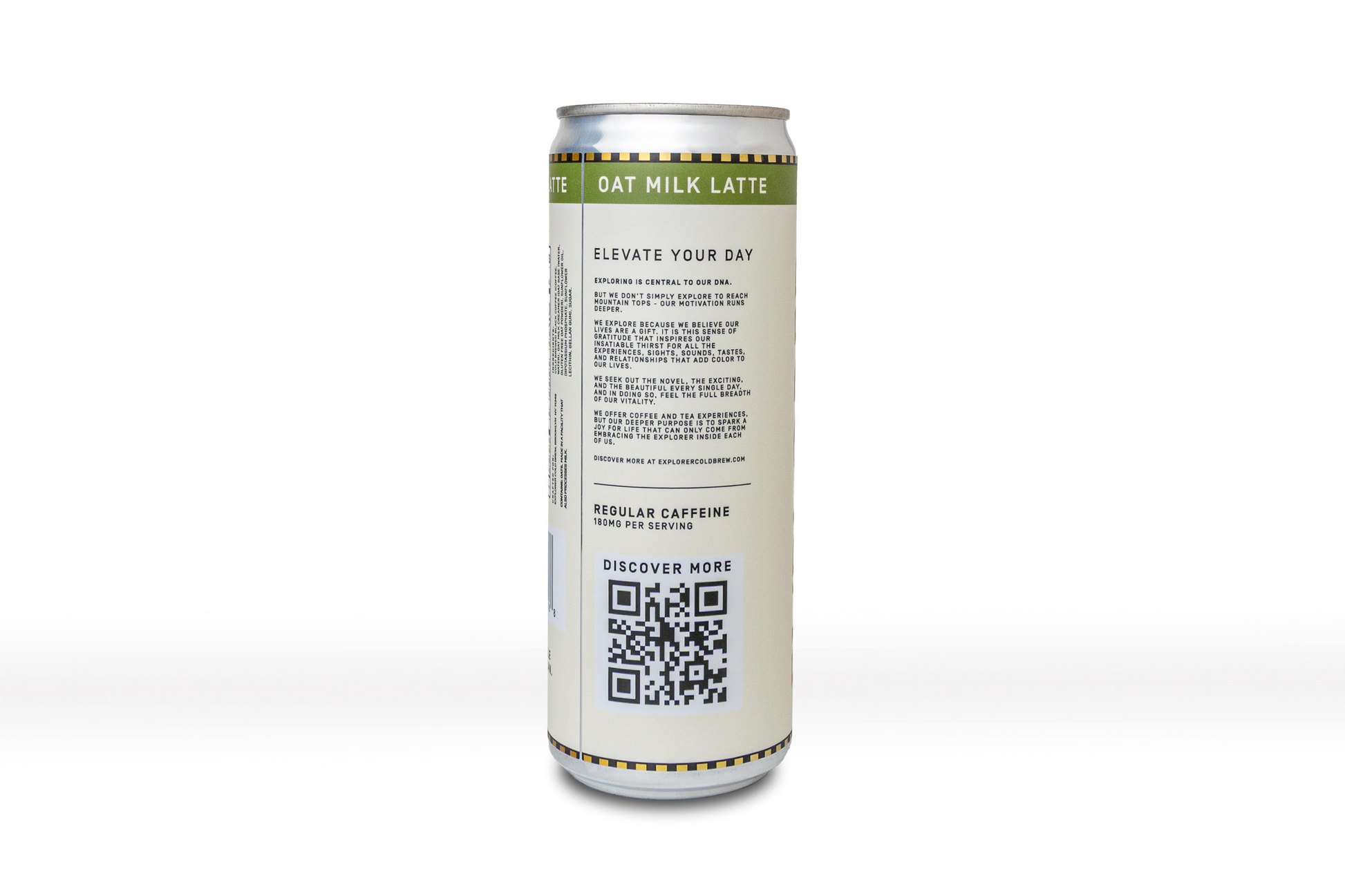 Cold Brew Oat Latte 12-pack by Explorer Cold Brew, rich and creamy coffee with customizable caffeine levels in 12 12oz bottles.
