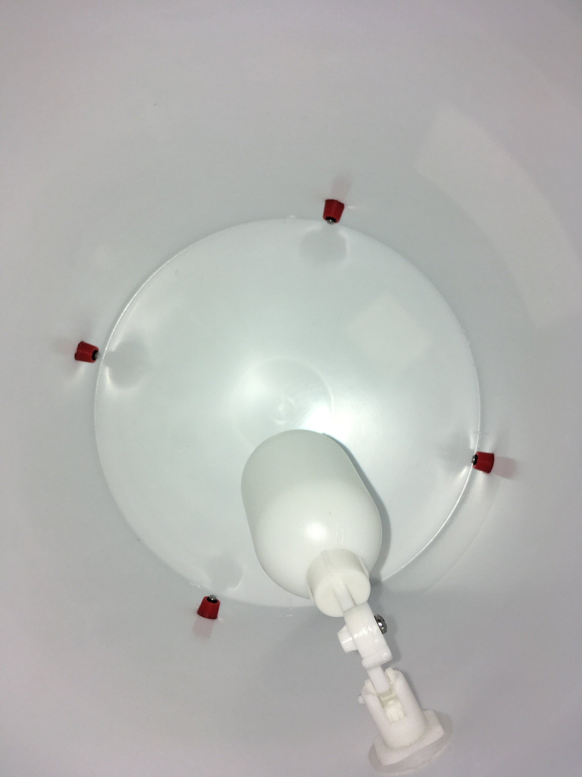 Farmer Brad 2-gallon automatic chicken waterer with transparent water container and feeding nozzle for poultry hydration.