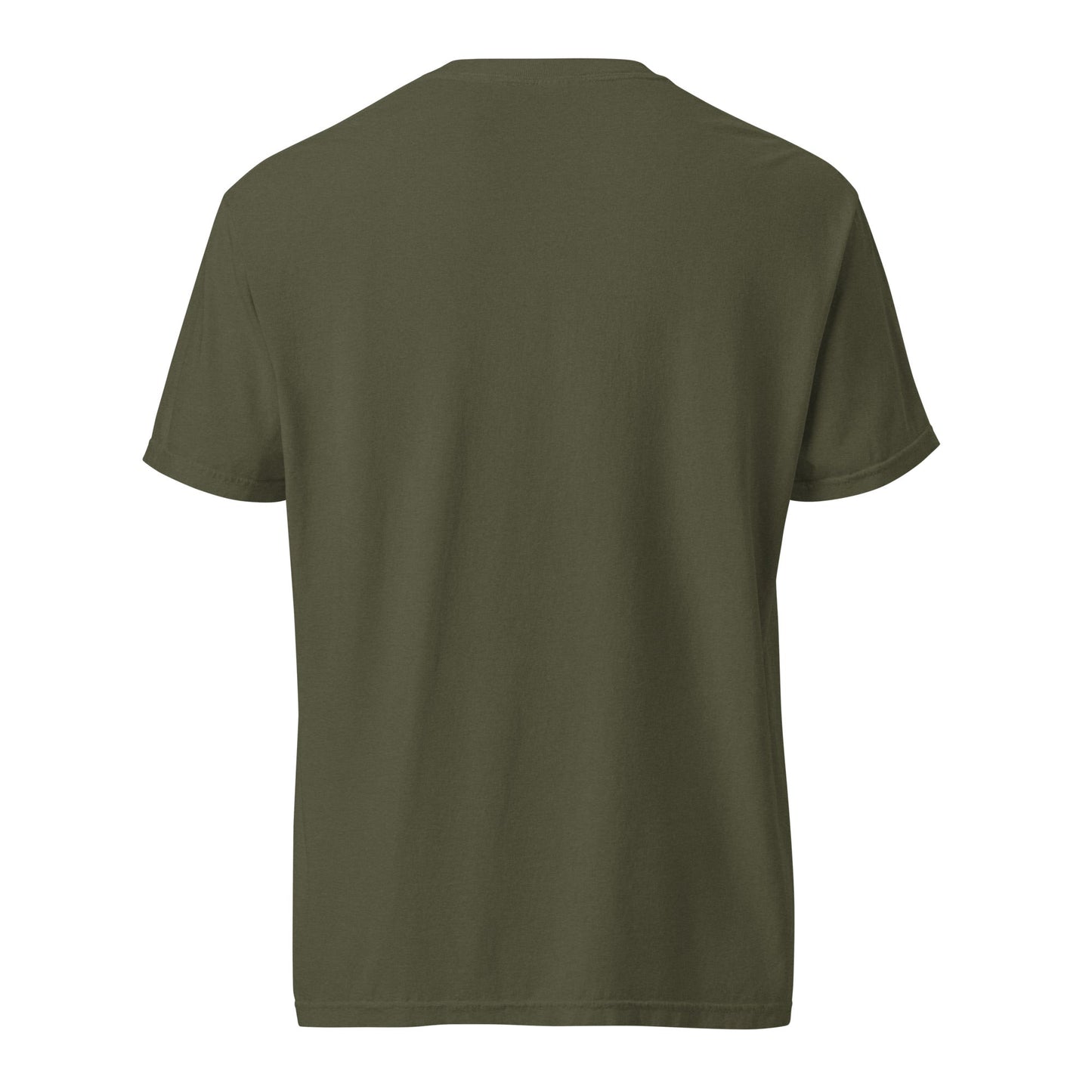 Black heavyweight cotton T-shirt from FGMN Originals featuring the phrase "I Did It All for the Corms" by FGMN Nursery.