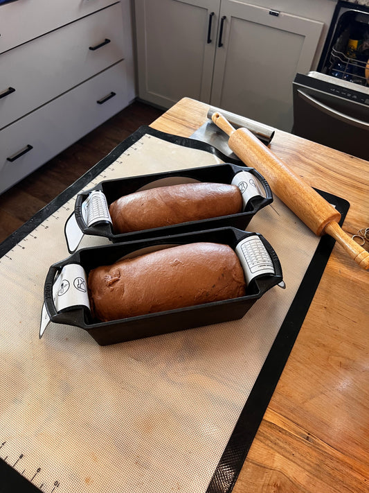 Five Oaks Farm Dough Sling for baking, featuring a sturdy design and comfortable handle for easy dough handling.