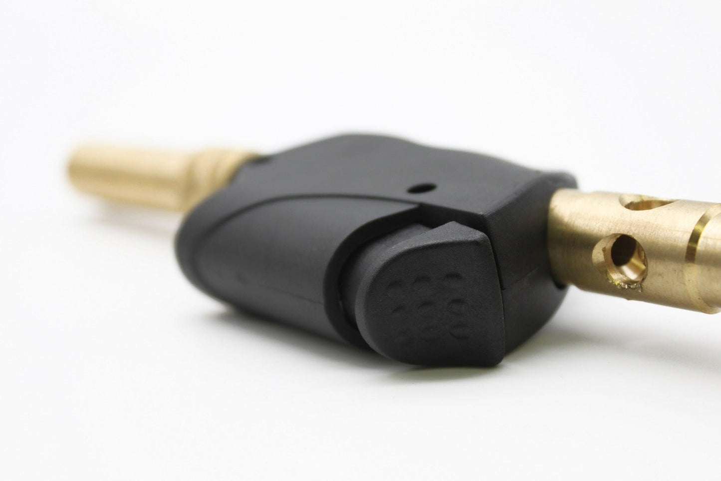 Flame King high intensity propane torch head with piezo igniter switch, used for weed burning and outdoor heating.