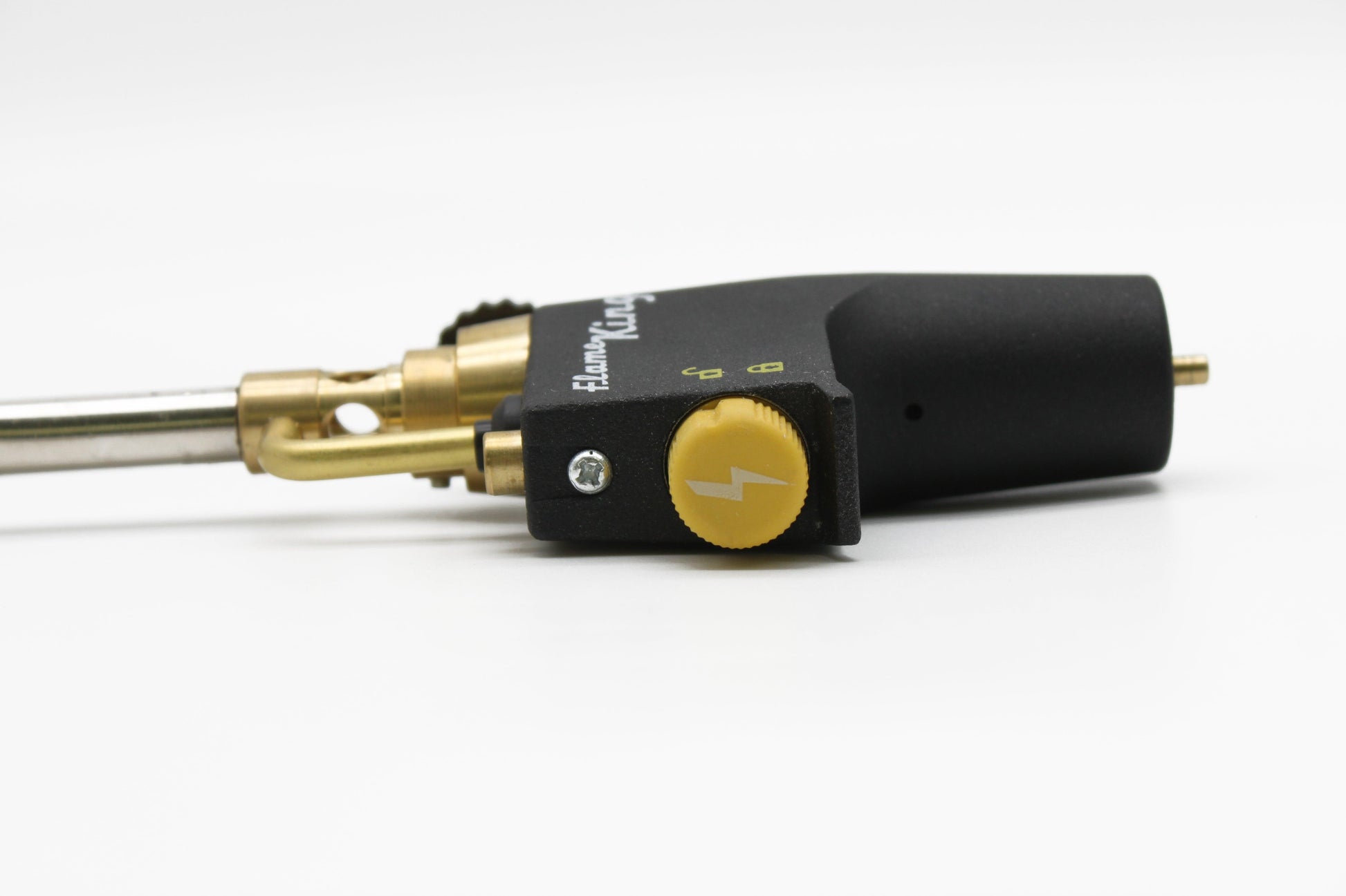Flame King High Intensity Welding Propane Torch Head with swirl flame, designed for weed burning and welding tasks.