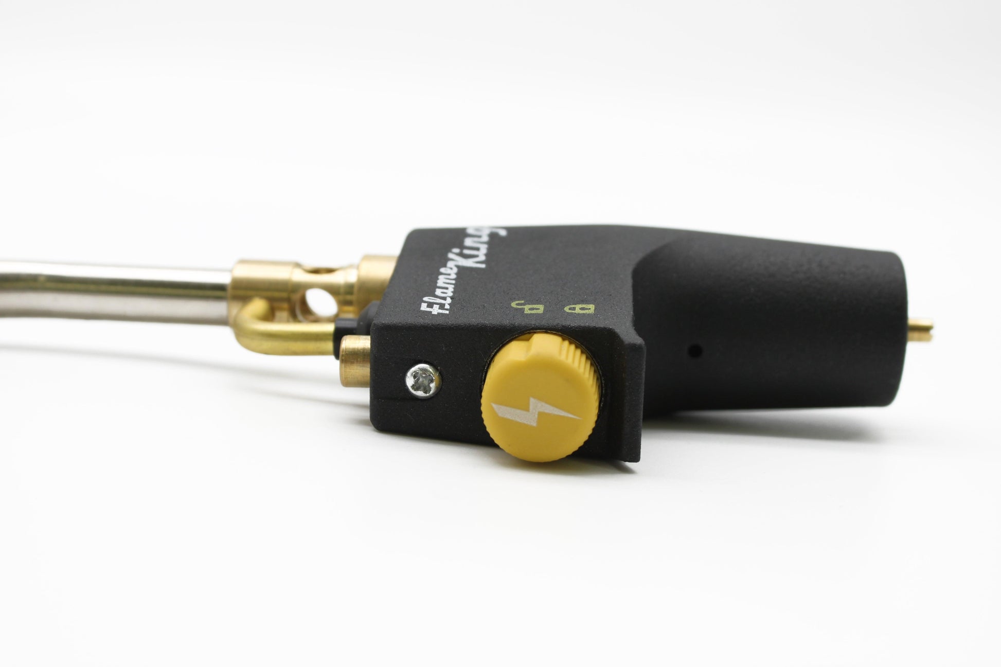 Flame King Welding Propane Torch Head with high-intensity swirl flame, suitable for weed burning and welding tasks.