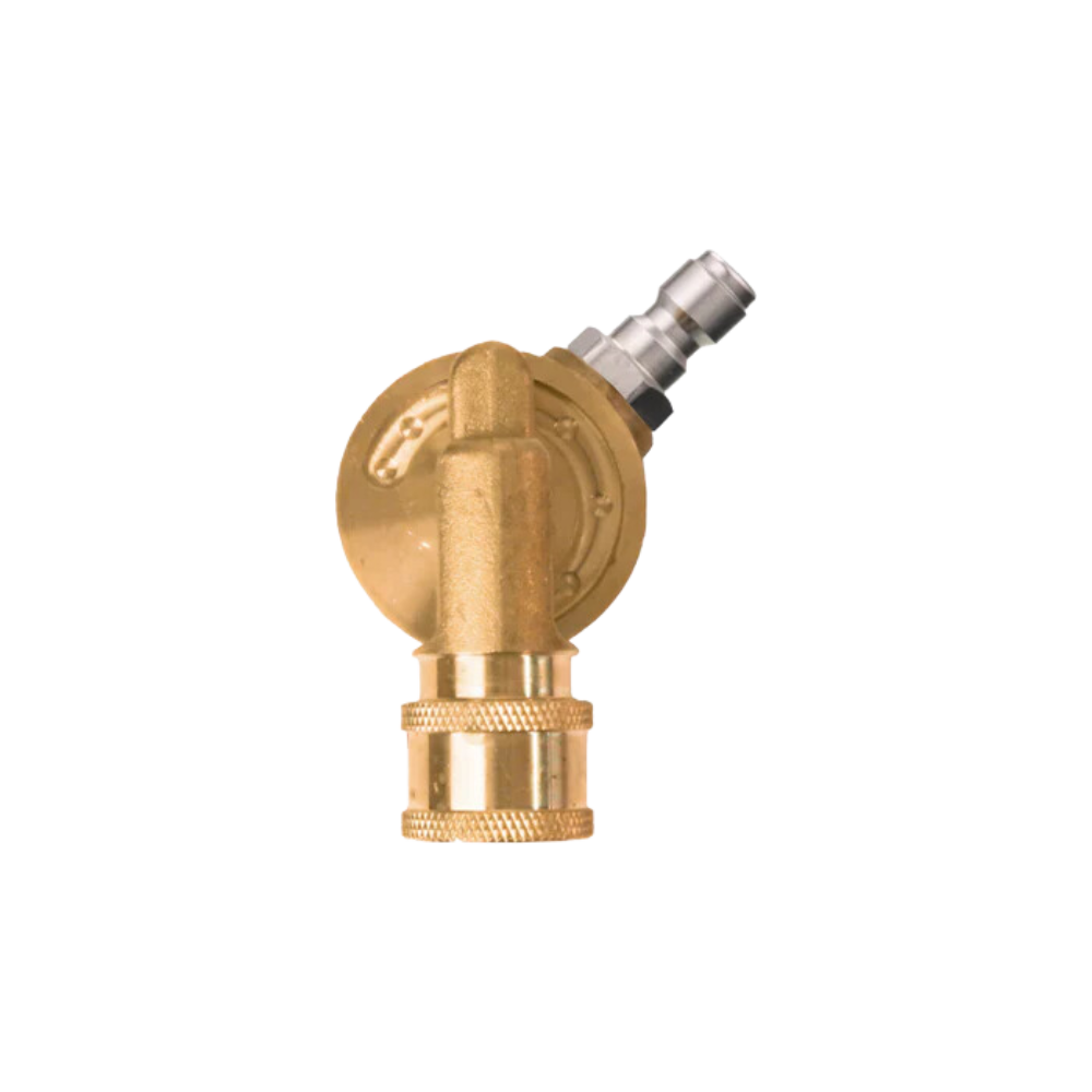 Giraffe Tools US pressure washer pivoting coupler for flexible hose connection in pressure washer accessories
