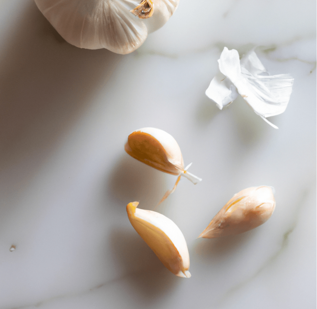 California Late White Garlic from Grow Organic, fresh whole garlic bulb with white skin, ideal for cooking and flavoring dishes.
